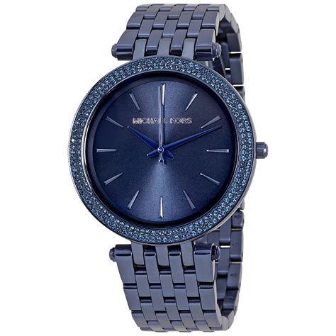 michael kors blue background watch|Michael Kors darci blue.